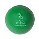 a kelly green ball stress reliever