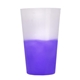 a frost-to-violet cups - on - the - go 22 oz cool color change stadium cup