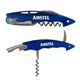 a blue waiters pro corkscrew with strap hole