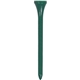 aerial view a green (close to pms 567) 2 3/4 tall golf tee, image 1 of 2