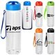 a group of pop up 24 oz lanyard bottle