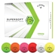 a group of callaway supersoft golf ball