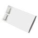 a white sugar free 12 pieces peppermint gum pack with self - designed sleeve