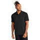 aerial view a deep black mercer+mettle(r) stretch jersey polo, image 1 of 6