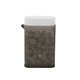 aerial view a black flip top dispenser with mints, image 1 of 6