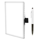 aerial view a custom notebook & smoke pen 4 x 6 perfect paper cover notebook with pen, image 1 of 2