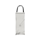 a white 6 w x 16 h polyester wine bag