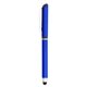 aerial view a metallic blue haiden aluminum stylus pen, image 1 of 3