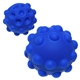 aerial view a blue push pop bounce ball, image 1 of 2