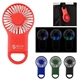 a group of rechargeable handheld fan with carabiner