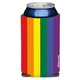 aerial view a rainbow vertical koozie(r) britepix(r) can cooler, image 1 of 5