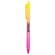 aerial view a ombre - yellow to pink lemonade comfort soft touch pen, image 1 of 2