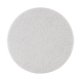 aerial view a white dot full color felt coaster, image 1 of 3