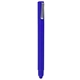 aerial view a reflex blue cubic soft rubberized touch square stylus pen, image 1 of 2