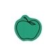 a green apple - shaped rubber jar opener