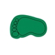 a green foot - shaped rubber jar opener