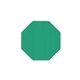 a green octagon - shaped rubber jar opener