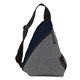 aerial view a navy atchison(r) two - tone cutie patootie slingpack, image 1 of 2