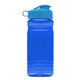 a blue bottle & frost infuser basket & cyan lid groove 20 oz tritan(tm) infuser bottle with flip lid and tritan(tm) infuser