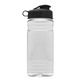 a clear bottle & frost infuser basket & black lid groove 20 oz tritan(tm) infuser bottle with flip lid and tritan(tm) infuser