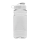 a clear bottle & frost infuser basket & white lid groove 20 oz tritan(tm) infuser bottle with flip lid and tritan(tm) infuser
