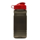 a smoke bottle & frost infuser basket & red lid groove 20 oz tritan(tm) infuser bottle with flip lid and tritan(tm) infuser