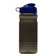 a smoke bottle & frost infuser basket & reflex blue lid groove 20 oz tritan(tm) infuser bottle with flip lid and tritan(tm) infuser