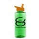 a green bottle & orange lid the mountaineer - 36 oz tritan(tm) bottle with flip straw lid