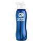 a blue bottle & white lid & blue accent collar slim grip - 25 oz tritan(tm) bottle with flip straw lid and accent collar