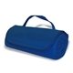 a royal blue swift roll up blanket
