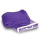 a purple coral micro - plush fleece throw
