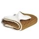 a camel sherpa micro mink sherpa blanket