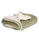 a sage sherpa micro mink sherpa blanket
