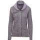 aerial view a heather grey ladies kentfield sweater fleece jacket, image 1 of 6