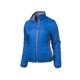 aerial view a sapphire blue ladies stratus puffer jacket, image 1 of 2