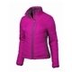 aerial view a fuschia ladies stratus puffer jacket, image 1 of 3