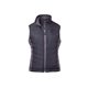 a black ladies cloud puffer vest