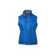 aerial view a sapphire blue ladies cloud puffer vest, image 1 of 4
