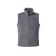 a heather grey mens prairie fleece vest