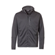aerial view a charcoal mens mesa smooth - face fleece jacket, image 1 of 3