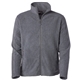 aerial view a heather grey mens cayoneer fleece jacket, image 1 of 4