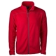 aerial view a red mens cayoneer fleece jacket, image 1 of 4