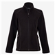 aerial view a black ladies cayoneer fleece jacket, image 1 of 3