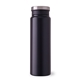 aerial view a black/chrome trend setter reflection 600 ml / 20 oz stainless steel bottle, image 1 of 4