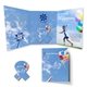 a custom tek booklet 2 with full color awareness ribbon coaster