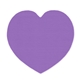 a purple heart - shaped rubber jar opener