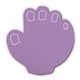 a purple jumbo hand jar opener
