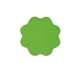 a lime green daisy - shaped rubber jar opener
