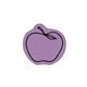 a purple apple - shaped rubber jar opener