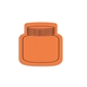a orange jar or bottle jar opener